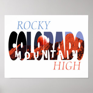 Colorado - Rocky Mountain High Poster
