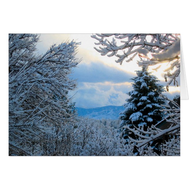 Colorado Rocky Mountain Snow (Front Horizontal)