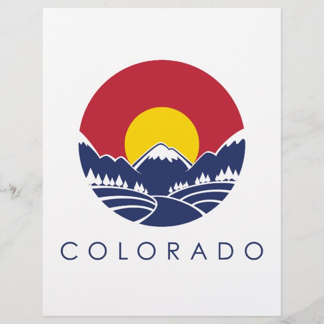 Colorado Rocky Mountain State Flag (Front)