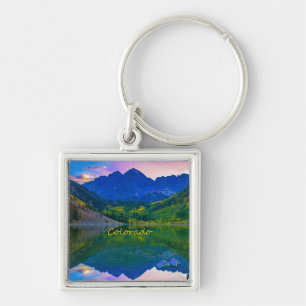 Colorado Rocky Mountains and Lake Keychain