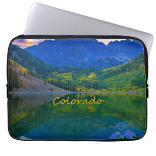 Colorado Rocky Mountains and Lake Laptop Sleeve