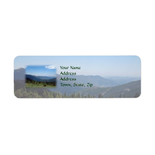 Colorado Rocky Mountains Panorama (Front)