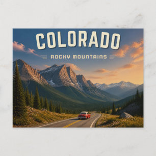 Colorado Rocky Mountains Postcard
