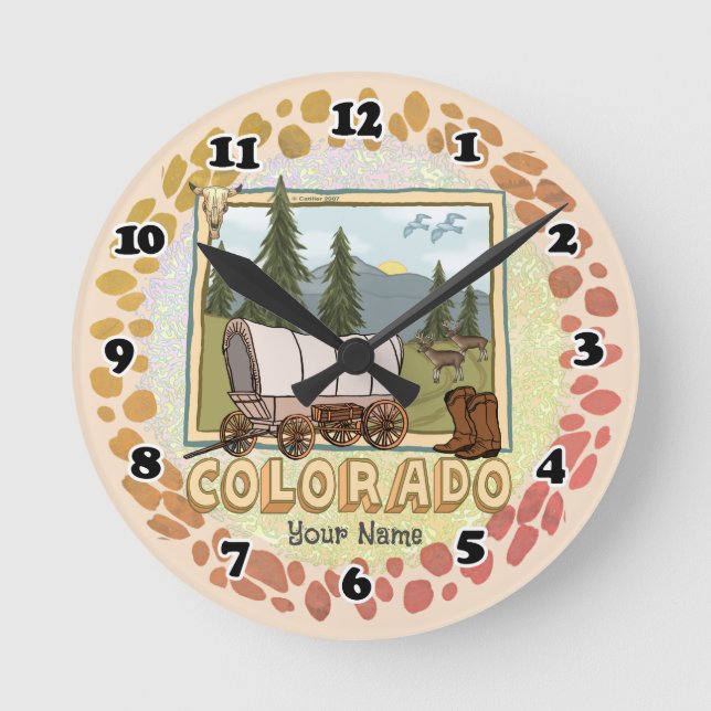 Colorado round clock (Front)