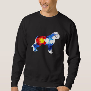 Colorado Saint Bernard Dog Rocky Mountain Sweatshirt