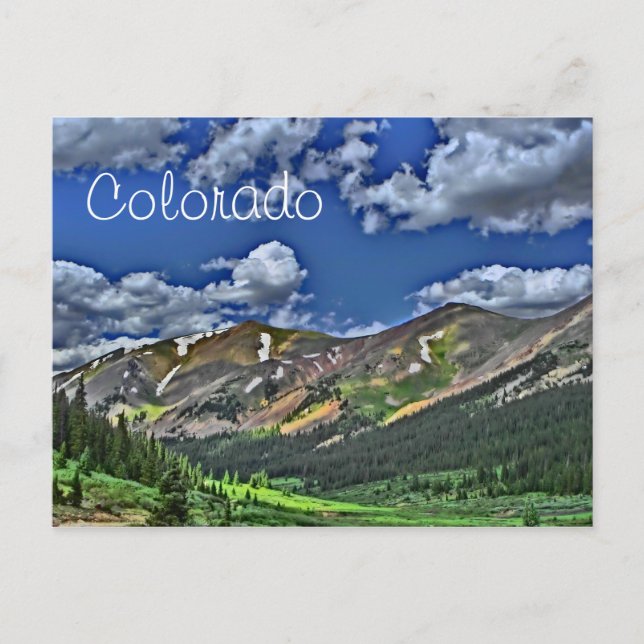 Colorado scenic postcard (Front)