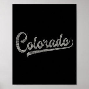 Colorado Sell Fan Vintage Rocky Mountains  Poster
