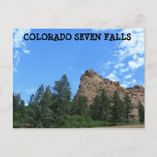 Colorado Seven Falls POST CARTE (Devant)