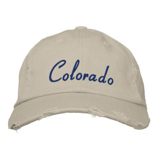 Colorado simple text rough hat