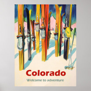 Colorado Ski Poster