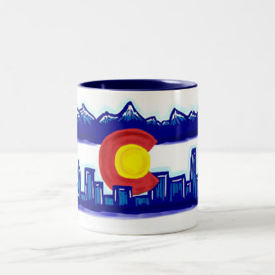 Colorado skyline mug