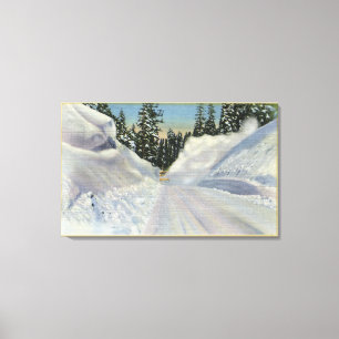Colorado "Snogo" Snow Plow Clearning Winter Canvas Print