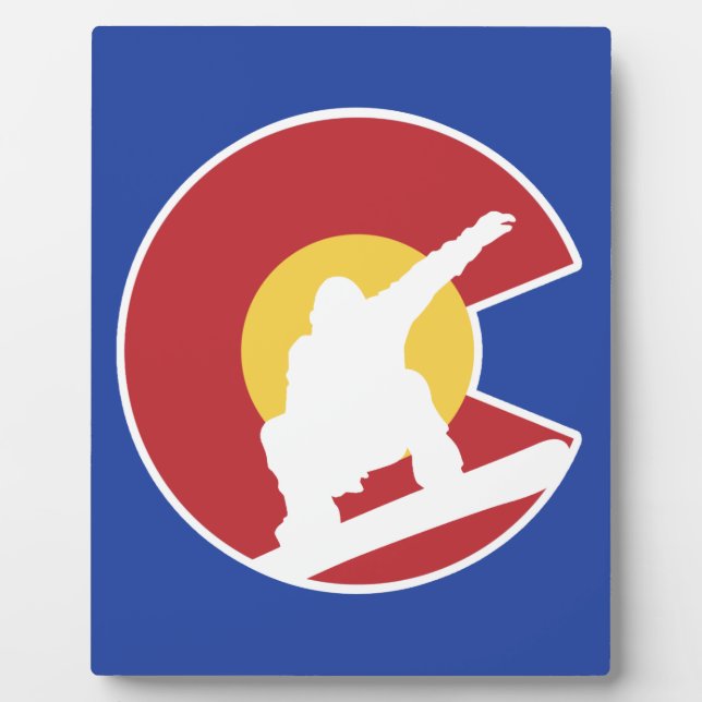 Colorado Snowboard Plaque (Front)