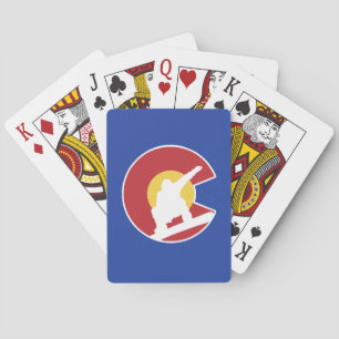 Colorado Snowboard Playing Cards