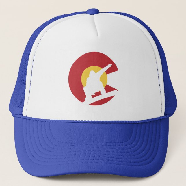 Colorado Snowboard Trucker Hat (Front)