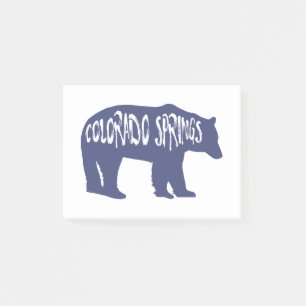 Colorado Springs Bear Post-it Notes