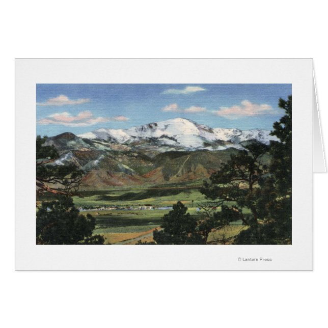 Colorado Springs, CO - Pikes Peak (Front Horizontal)