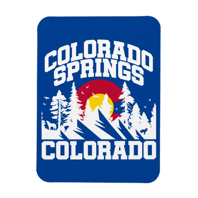 Colorado Springs,Colorado Magnet (Vertical)