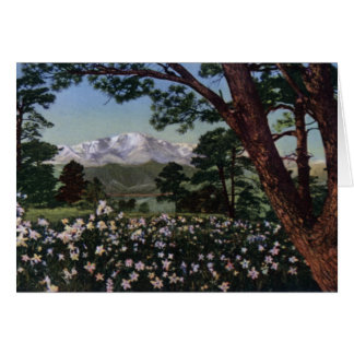 Colorado Springs Colorado Pikes Peak au printemps
