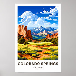 Colorado Springs Colorado Travel Print