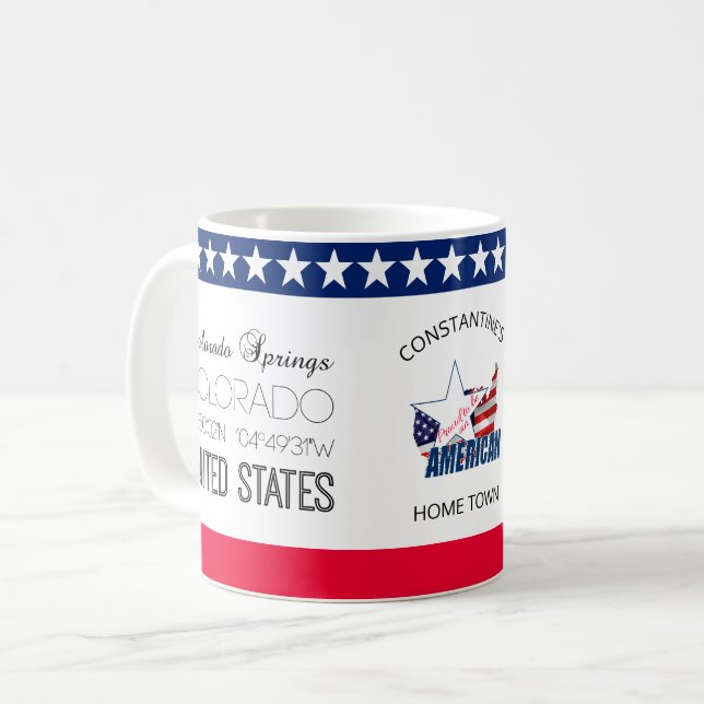 Colorado Springs, Colorado, United States elegant Coffee Mug (Front Left)
