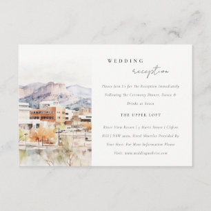 Colorado Springs, Colorado Wedding Reception Enclosure Card