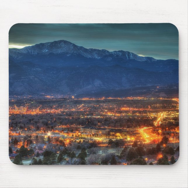 Colorado Springs Lights Mouse Pad (Front)