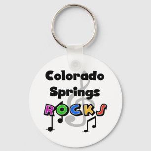 Colorado Springs Rocks Keychain