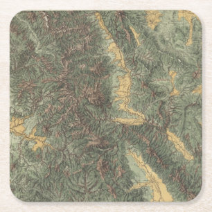 Colorado Square Paper Coaster