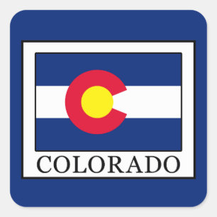 Colorado Square Sticker