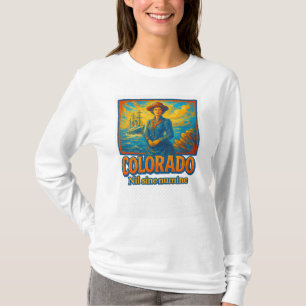 Colorado State Artitic T-Shirt - Peinture à huile.
