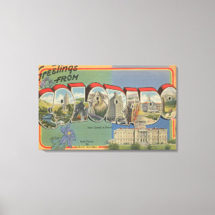 Colorado (State Capital Scene) Canvas Print