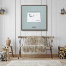Colorado State Dog Lover Canvas Print