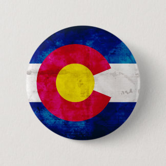 Colorado State Flag 2 Inch Round Button