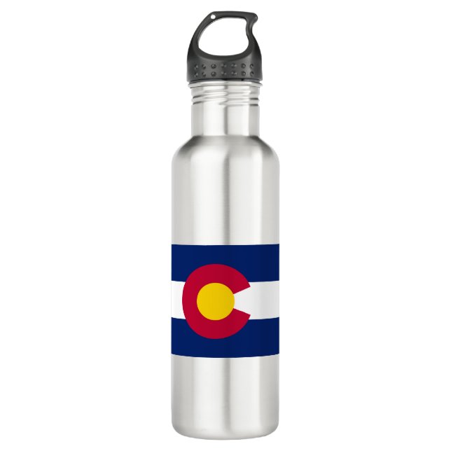 Colorado State Flag 710 Ml Water Bottle (Front)