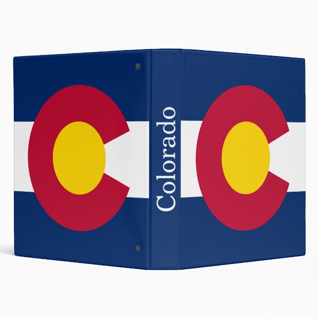 Colorado State Flag Binder (Background)