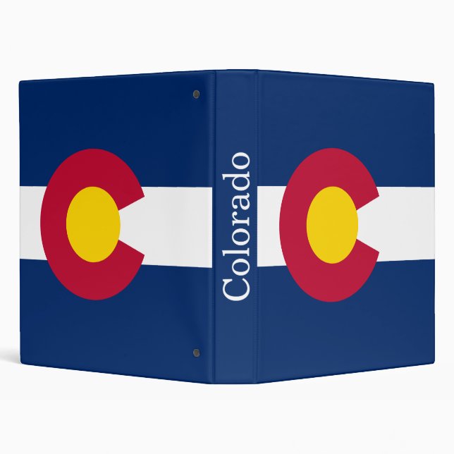 Colorado State Flag Binder (Background)