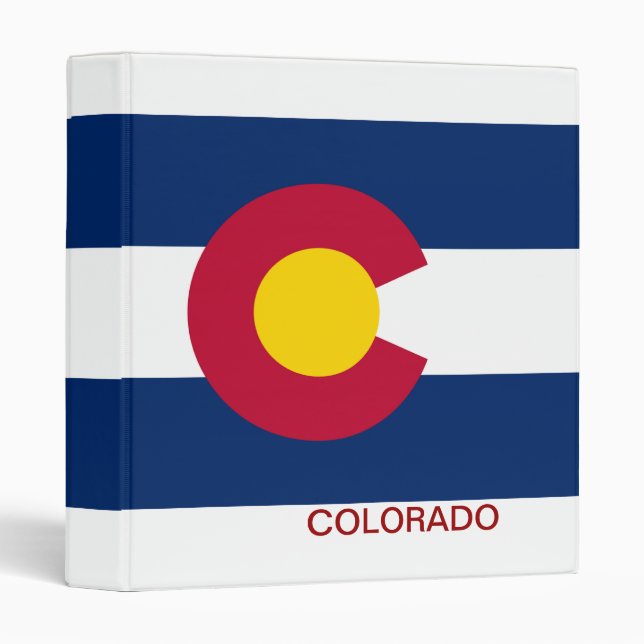 Colorado State Flag Binder (Front/Spine)
