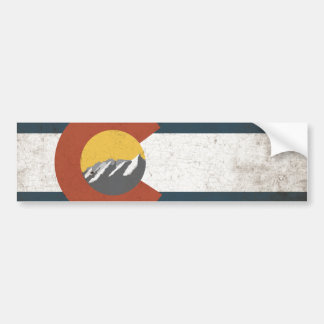 Colorado State Flag Bumper Sticker