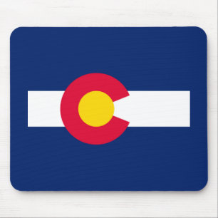 Colorado State Flag Design Mouse Pad