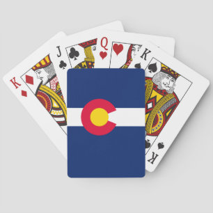 Colorado State Flag Design Playing Cards