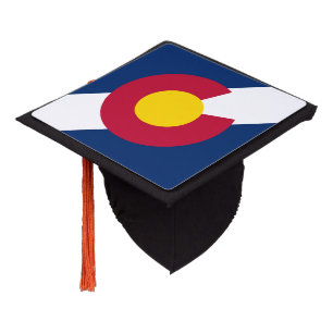 Colorado State Flag Graduation Cap Topper