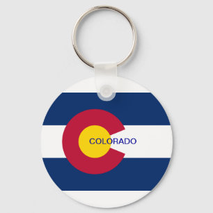 Colorado State Flag Keychain