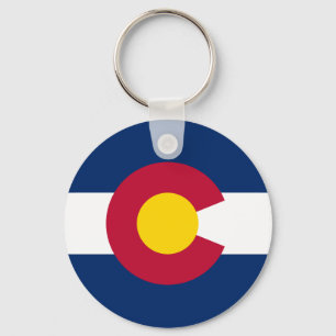 Colorado State Flag Keychain