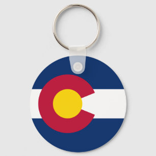 Colorado State Flag Keychain