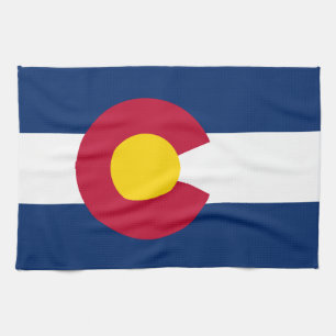 Colorado State Flag Kitchen Towel