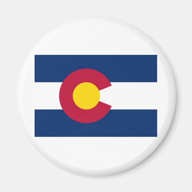 Colorado State Flag Magnet (Front)