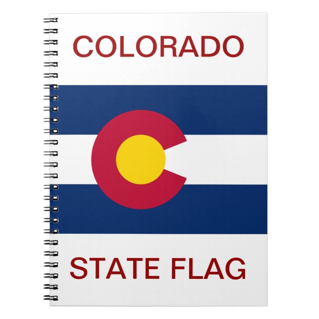 Colorado State Flag Notebook (Front)
