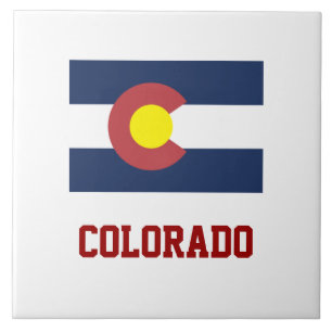 COLORADO: State Flag of Colorado Tile