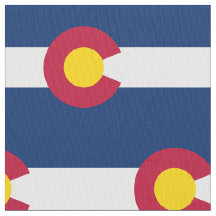 Colorado State Flag Repeating Pattern